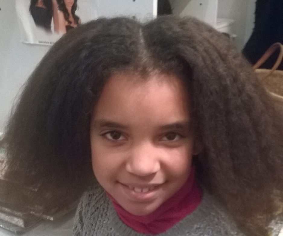 Avant réalisation des tresses